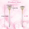 Prasacco 10-Piece Fan Brushes for Face Masks and Makeup view 2