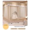 CUTTE Foldable Mosquito Net Canopy for Single and Double Beds, Hammocks, and Children's Beds, Pink, 200 x 220 x 170 m view 2