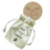 Wooden Pregnancy Announcement Milestone Disc with Gift Pouch view 1