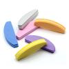 TOORU TRUSTTWO 10-Piece Professional Nail File Set, 100/180 Grit, Colorful Half-Moon Sponge Buffers view 4