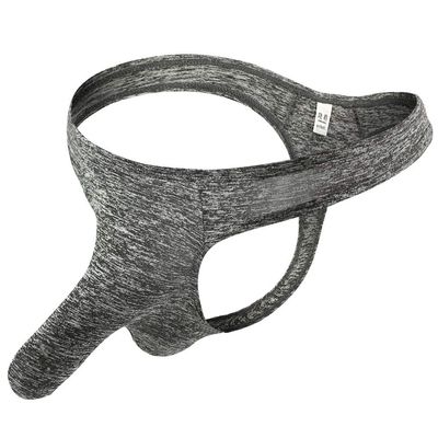 Men's Elephant Thong Underwear, Black, L