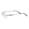 NOYOTA Metal Nose Pad Holders, Replacement Nose Bridge, 1 Pair Purple Metal Eyeglass Temples for Rimless One-Hole Frames view 1