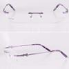NOYOTA Metal Nose Pad Holders, Replacement Nose Bridge, 1 Pair Purple Metal Eyeglass Temples for Rimless One-Hole Frames view 2