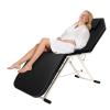 FUROMG Foldable Massage Table, Portable Spa Beauty Bed, Adjustable PVC Massage Table, Black view 1