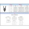 Men's Blue String Bodysuit, Size L view 3