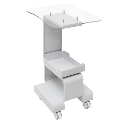 Portable Salon Trolley for Hairdressing, Beauty, Spa, and Medical Use, White