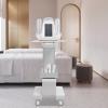 Portable Salon Trolley for Hairdressing, Beauty, Spa, and Medical Use, White view 2