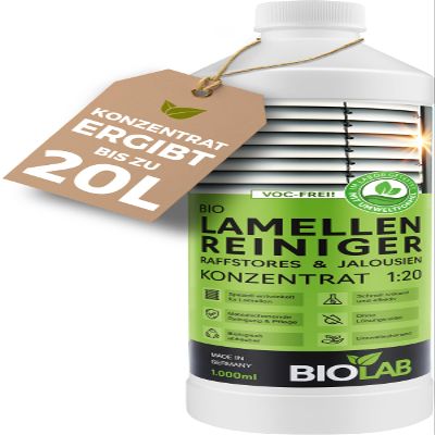 BIOLAB Slat Cleaner Concentrate 1:20 (1 Liter) for Blinds & Exterior Venetian Blinds