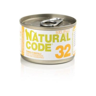NATURAL CODE 32 Tuna and Blueberries in Jelly 85g