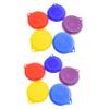 DAZLOR 4-Piece Reusable Pet Food Can Covers, Random Colors view 1