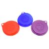 DAZLOR 4-Piece Reusable Pet Food Can Covers, Random Colors view 3