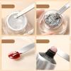 UUYYEO 2-Piece Stainless Steel Makeup Spatulas with Wooden Handles view 4