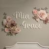 Personalized Wooden Name Sign for a Baby's Nursery view 1