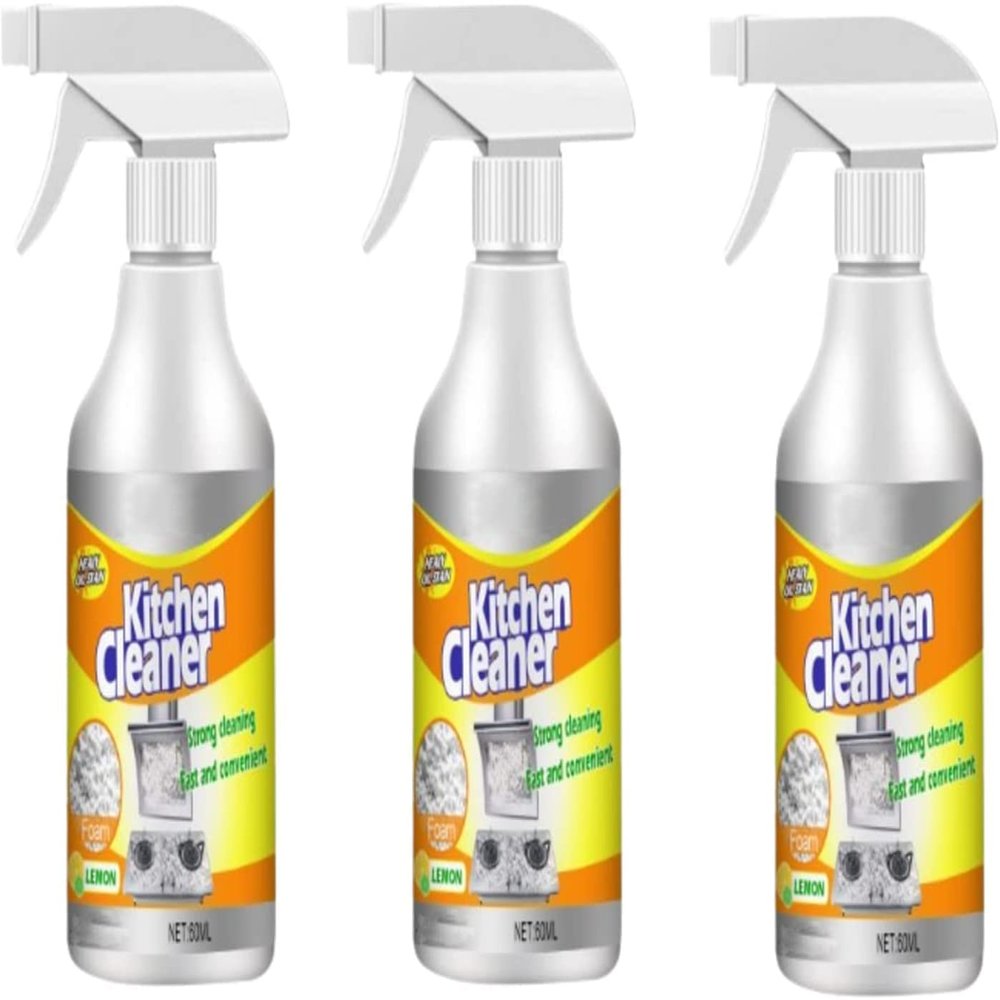 All-Purpose Kitchen Cleaner for Pots, Pans, Range Hoods, Ovens, Grills, and Sinks (3 pcs)