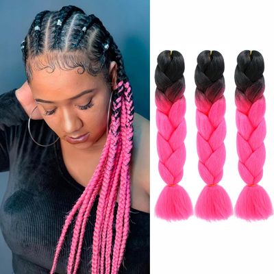 3-Pack 24-Inch Jumbo Braiding Hair Extensions
