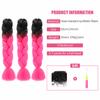 3-Pack 24-Inch Jumbo Braiding Hair Extensions view 3