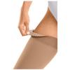 mediven Cotton CCL2 AG short MBs black, open toe (as3, Alpha, x_s, Regular, Regular, Caramel) view 3