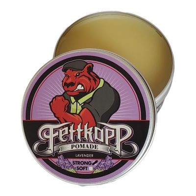 FETTKOPP Pomade - Lavender - Intense Floral Scent - Firm Hold - 99 g