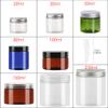 LusDoly 12-Pack 80 ml Blue Plastic Cosmetic Jars with White Lids view 4