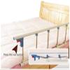 Folding Bed Rail for Seniors, Stainless Steel and Aluminum, 120 cm view 2