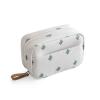 PURRL Women's Mini Makeup Bag, Toiletry Organizer, Waterproof Flamingo Cosmetic Case, Travel Lipstick Storage, Beauty Makeup Box (Color: Large Cactus) view 1