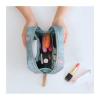 PURRL Women's Mini Makeup Bag, Toiletry Organizer, Waterproof Flamingo Cosmetic Case, Travel Lipstick Storage, Beauty Makeup Box (Color: Large Cactus) view 4