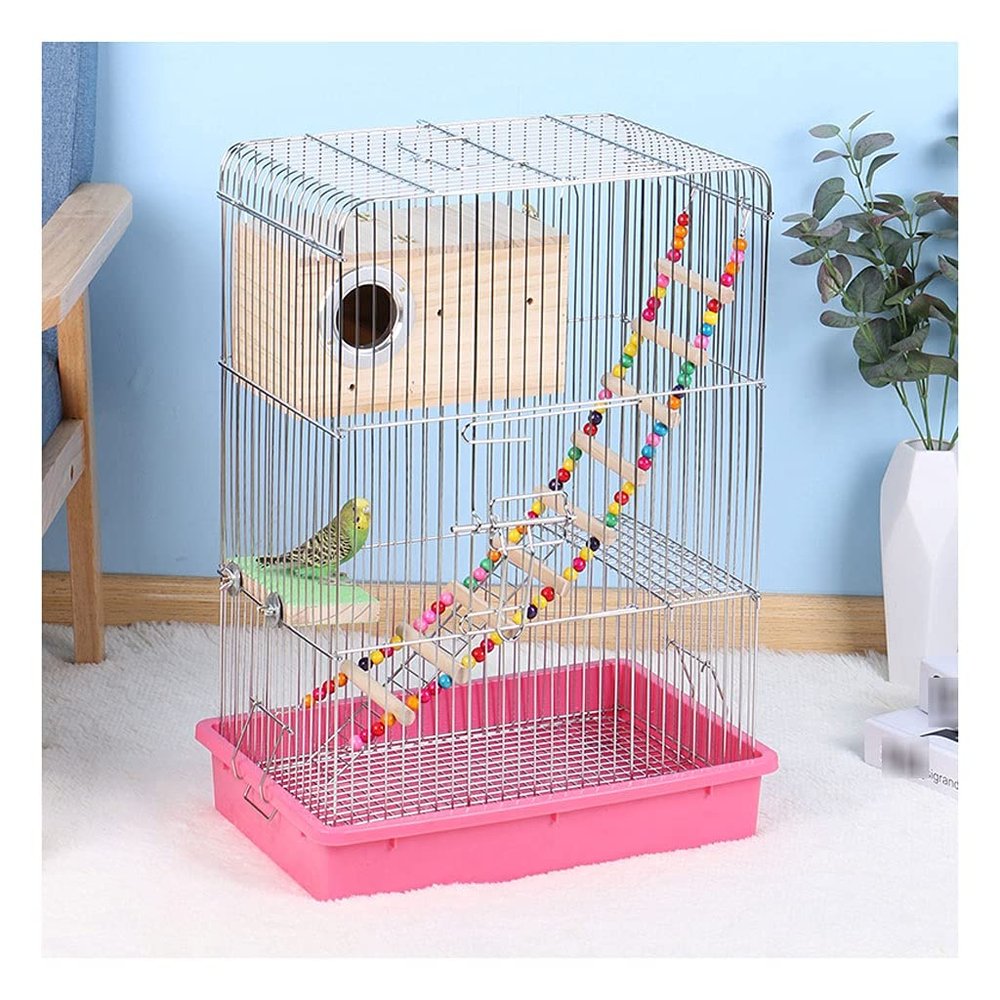 SUNESA Bird Aviary Flat-Top Metal Cage