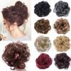 HIHELO 1-Pack Synthetic Donut Messy Bun Hairpiece, Curly Wavy Headband Women's Bun Wig, Hair Extension (Color: J24) view 2