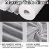 Disposable Massage Table Paper Rolls, 2 Rolls, 100 Sheets, White view 2