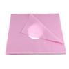 misppro 100 Disposable Massage Pillow Covers for Face Cradle and Massage Chair, Headrest, Pink view 1