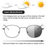 Photochromic Progressive Multifocal Blue-Light-Blocking Reading Glasses, Black/Silver, +2.0 view 4