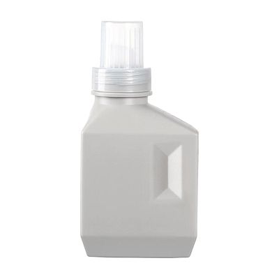 barenx Refillable Laundry Bottle, Leakproof, with Label, Gray, 1,000 mL