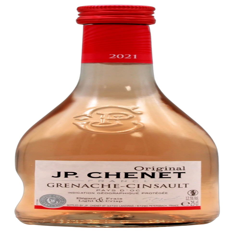 J.P. CHENET Grenache-Cinsault Rosé Wine, 12.5% ABV, 12-Pack (12 x 0.25 L)