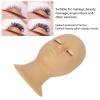 Replaceable Eyelid Mannequin Head with 4 Pairs of Interchangeable Eyelids, Yellow view 2