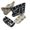 PURRL Women's Cosmetic Bag, Embroidered Daisies, Korean Travel Toiletry Bag, Canvas Makeup Case Organizer Pencil Pouch (Color: S beige) view 3