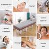 4 cm Thick Plush Massage Table Mattress Topper with Round Head, Navy Blue, 70 x 190 cm, Bed Not Included view 4