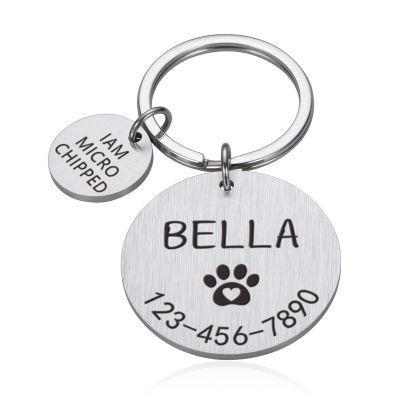 Personalized Colorful Acrylic Pet ID Tag