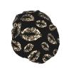 Leopard Lips Reusable Shower Cap for Women with PEVA Lining view 2