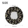Leopard Lips Reusable Shower Cap for Women with PEVA Lining view 4