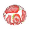 Red Strawberry Reusable Shower Cap for Women view 3