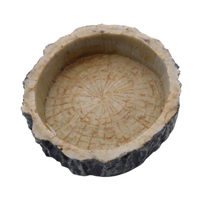 SISWIM Reptile Feeding Box, Resin Food and Water Bowl, Color C