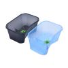 SISWIM Reptile Feeding Box with Protected Platform Ramp, Blue view 2