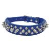 Anti-Bite Spiked Dog Collar, Studded Pet Collar for Small, Medium, and Large Dogs (Navy, Size view 1