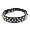 Anti-Bite Spiked Dog Collar, Studded Pet Collar for Small, Medium, and Large Dogs (Navy, Size view 4