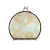 Vnurnrn Abstract Marble Watercolor Folding Compact Makeup Mirror view 1