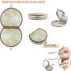 Vnurnrn Abstract Marble Watercolor Folding Compact Makeup Mirror view 3