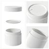 LusDoly 10-Pack 50 ml White Plastic Cosmetic Jars with Screw Lids view 3