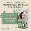 VEGLISS Brazilian Keratin Hair Smoothing Set – Shampoo 30 ml + Treatment 120 ml – Vegan Anti-Frizz Smoothing at Home, Up to 12 Weeks – Formaldehyde-Free view 2