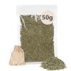 OSDUE Catnip with Refillable Pouch, 100% Natural Blend, for Cat Play and Training (50g) view 1