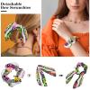 Bow Hair Ties, Koala Pattern, 6-Pack view 4